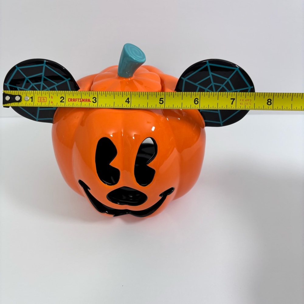 Disney Halloween Mickey Mouse Pumpkin Jack o’ lantern Votive Candle Holder - Picture 8 of 13